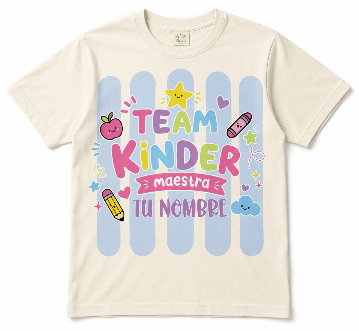Playera para Maestra de Kínder Personalizada | TEAM KINDER